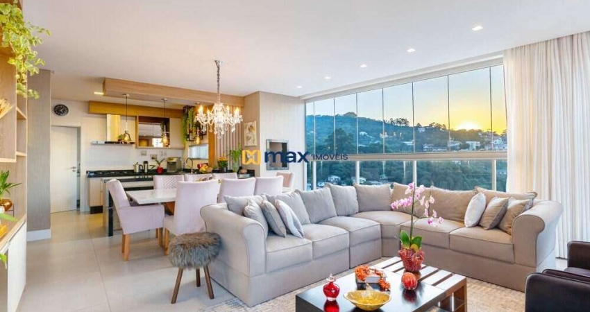 Excelente apartamento semi mobiliado, 3 suítes, Fazenda, Itajaí