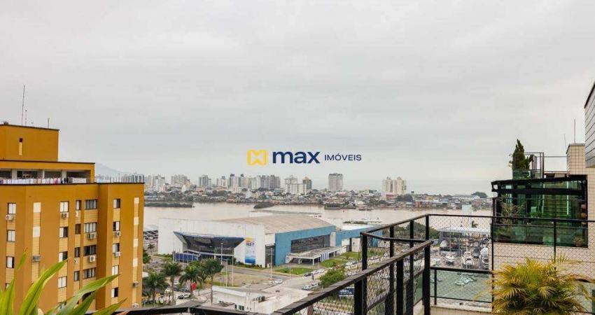 Excelente cobertura duplex mobiliada com vista mar à venda, 3 suítes, Fazenda