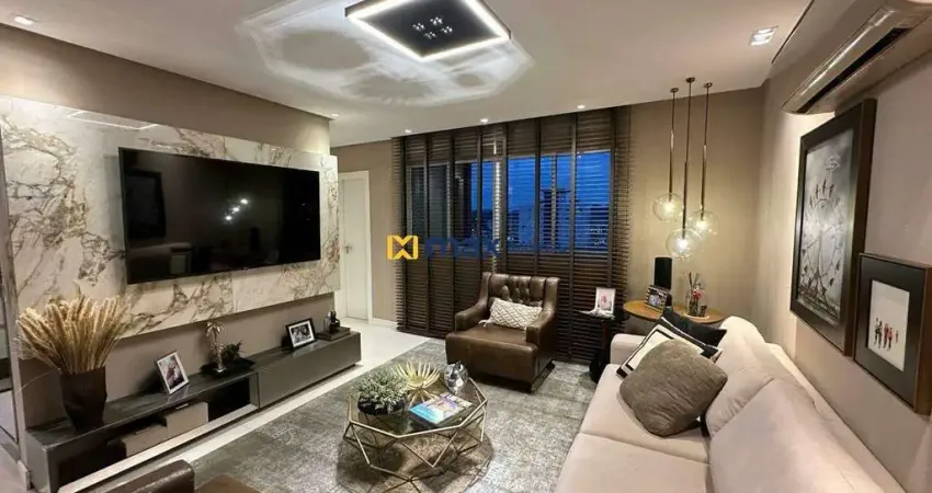 VENDA: APARTAMENTO ANDAR ALTO, 2 SUÍTES, 2 DEMI SUÍTES, CHURRASQUEIRA A CARVÃO, 2 VAGAS DE GARAGEM.