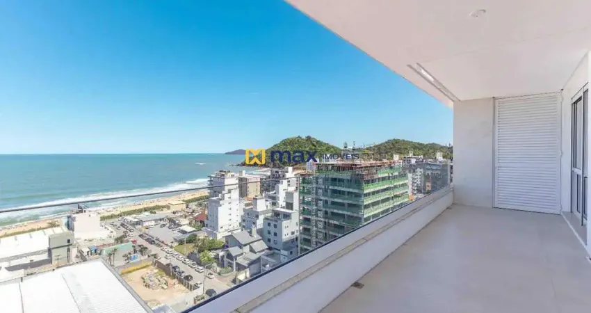 Alto padrão com linda vista para o mar à venda, 4 suítes, praia brava, itajaí