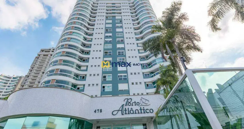 Cobertura duplex alto padrão mobiliada, vista mar com 4 quartos (2 suítes) à venda no bairro centro em itajaí