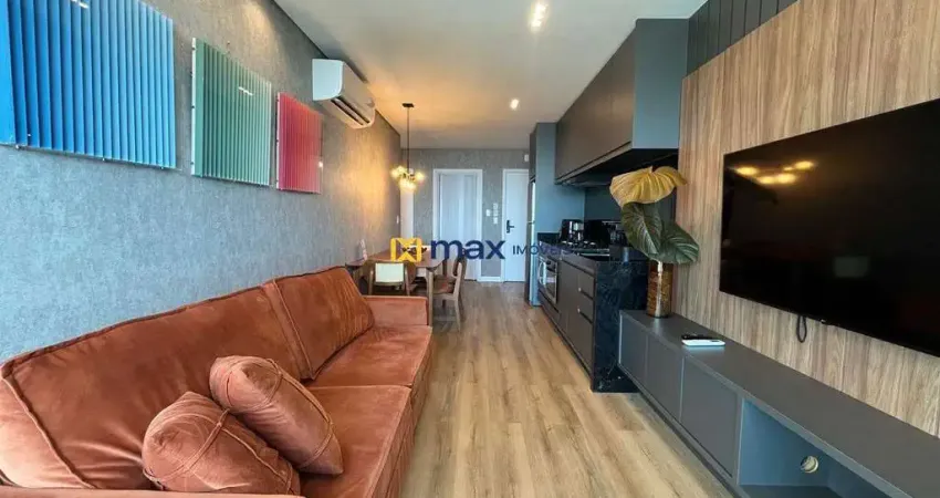 Apartamento mobiliado vista mar com 2 suítes à venda no bairro Praia Brava em Itajaí