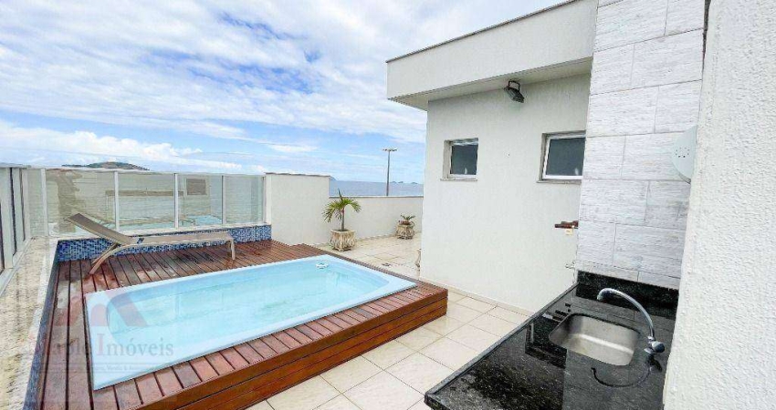 Cobertura de Luxo Linear Frente Mar à Venda em Piratininga, Niterói – 3 Suítes, Piscina Privativa e Vista Deslumbrante