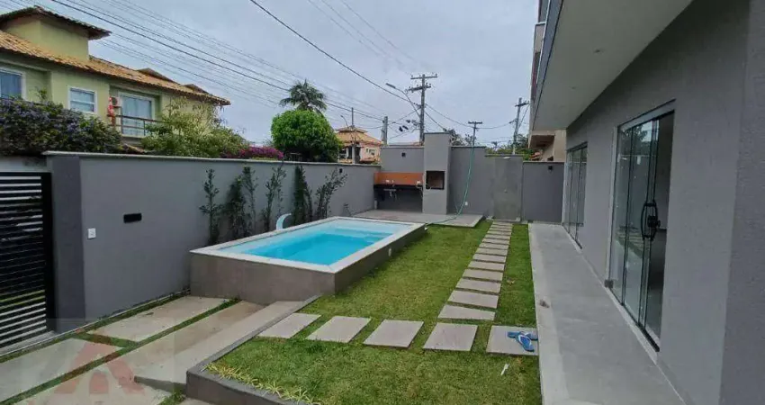 Casa com 4 dormitórios à venda, 160 m² por r$ 1.480.000,00 - itaipu - niterói/rj