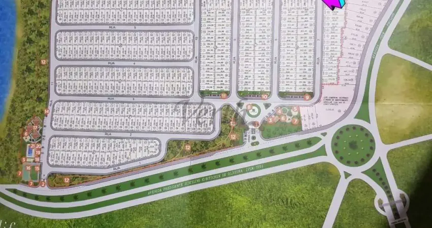 Terreno em condomínio fechado à venda no Parque Brasil 500, Paulínia 