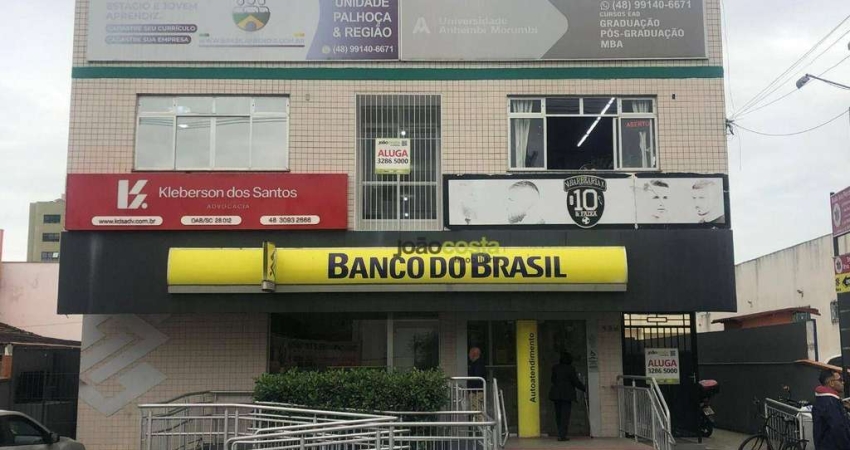 Sala comercial com 1 sala para alugar na Avenida Barão do Rio Branco, 136, Centro, Palhoça