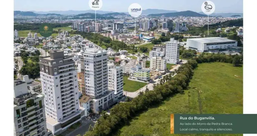 Apartamento com 2 dormitórios sendo 1 suíte à venda, 76 m² - Pedra Branca - Palhoça/SC
