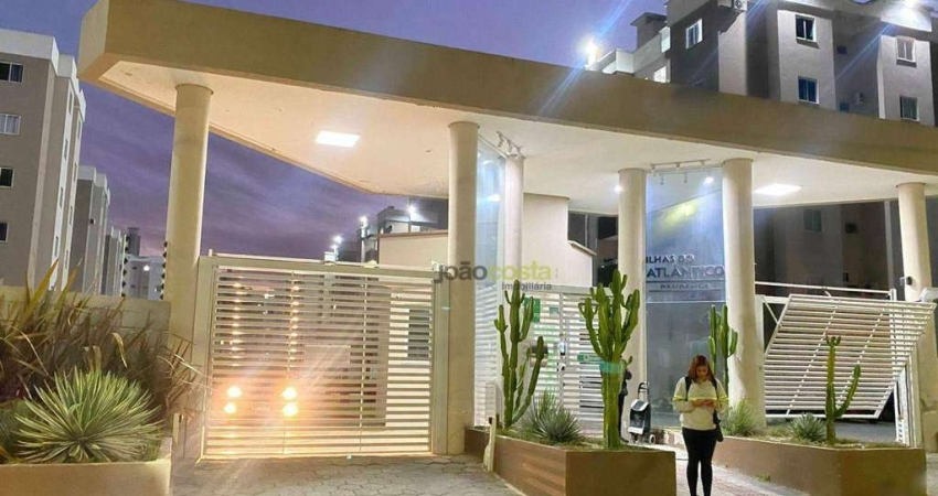 Apartamento com 2 dormitórios para alugar, 52 m² por R$ 2.431,29/mês - Vendaval - Biguaçu/SC