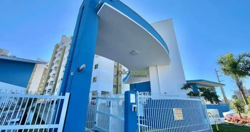 Apartamento semimobiliado com 2 dormitórios à venda, 50 m² - cidade universitária pedra branca - palhoça/sc