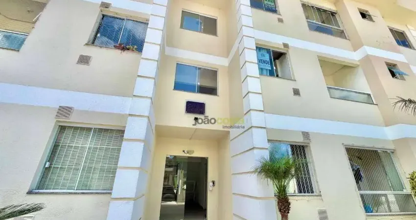 Apartamento com 2 dormitórios à venda, 56 m² - caminho novo - palhoça/sc