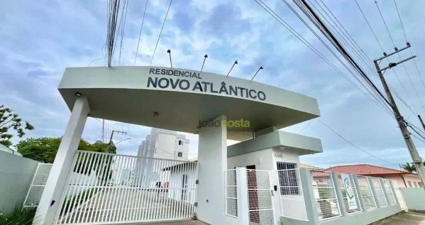 Apartamento semimobiliado com 2 dormitórios para alugar, 46 m² - barra do aririú - palhoça/sc