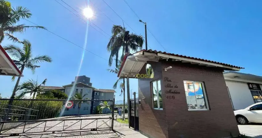 Apartamento mobiliado com 2 dormitórios para alugar, 48 m² - centro - palhoça/sc