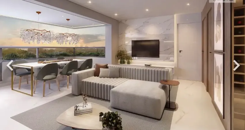 Apartamento à venda com 131m², 3 quartos com vaga no campo belo