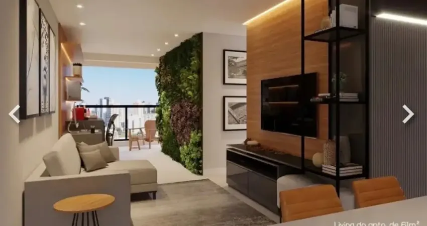 Apartamento à venda com 61m², 3 quartos com vaga no bosque da saúde