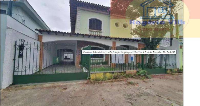 Aluga - Ampla Casa na Pompéia ? Espaço, Conforto e Localização Privilegiada!