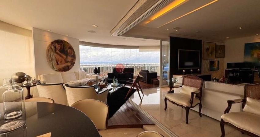 Apartamento com  vista panorâmica 297 m² , 3 suítes, varanda gourmet, 6 vagas- Jardim Anália Franco