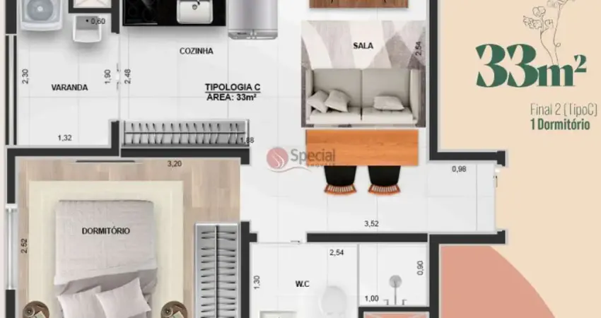 Apartamento de 33 metros na Vila Matilde - Pré Lançamento.