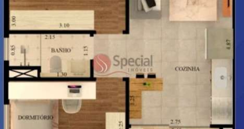 Apartamento de 53 metros na Vila Matilde, duplex.