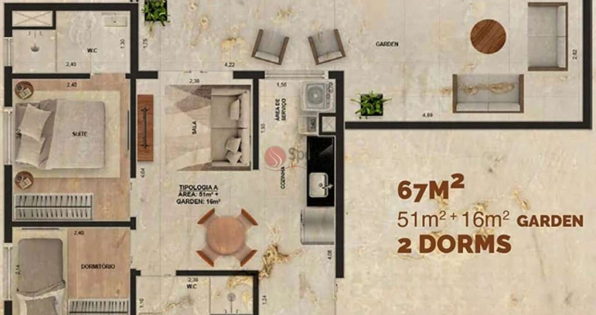 Pré lançamento apartamento de 67 metros na Vila Ema.