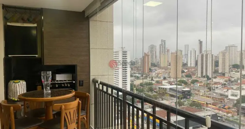 Apartamento no Anália Franco com varanda gourmet 3 dormitórios, porteira fechada!