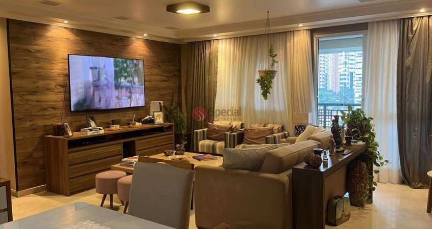Apartamento à venda no Anália Franco, 130 m², 3 quartos, 1 suíte com , varanda gourmet  e 3 vagas .