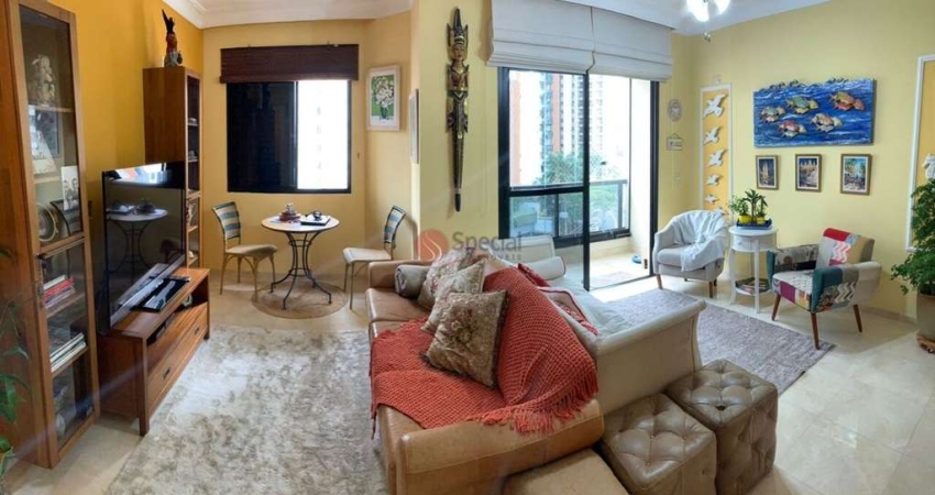 Apartamento com 114m²  com 3 suítes,  3 vagas para venda e locação no Jardim Anália Franco.