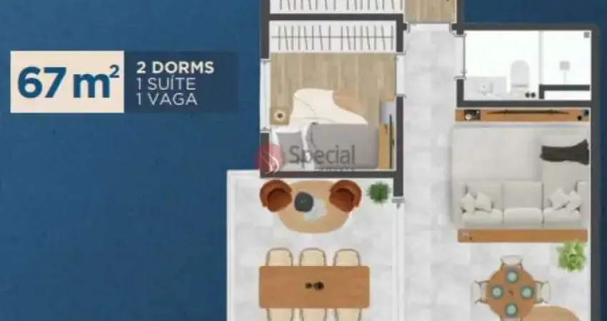 Apartamento de 67 metros na Vila Matilde.