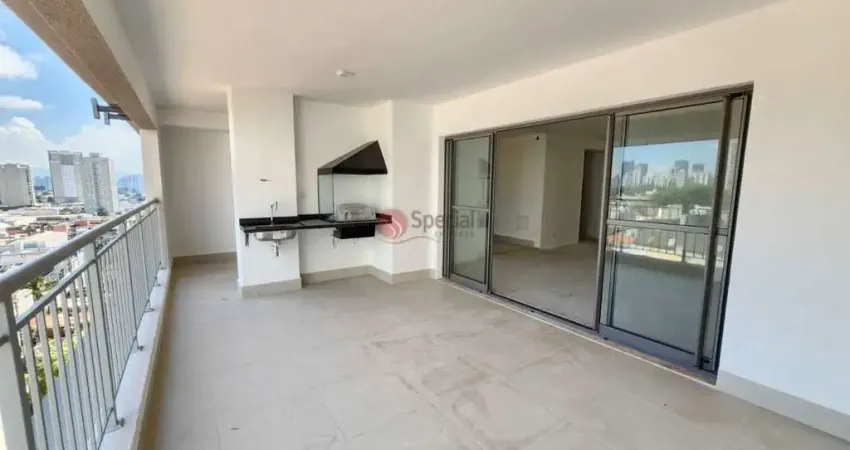 Apartamento à venda no tatuapé 122, 3 suítes, sacada gourmet, depósito, perto do hospital sao luiz.