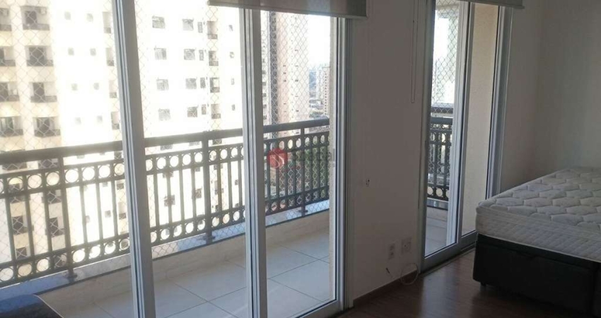 Loft mobiliado para locação  Anália Franco  40 m² com 1 vaga de garagem.