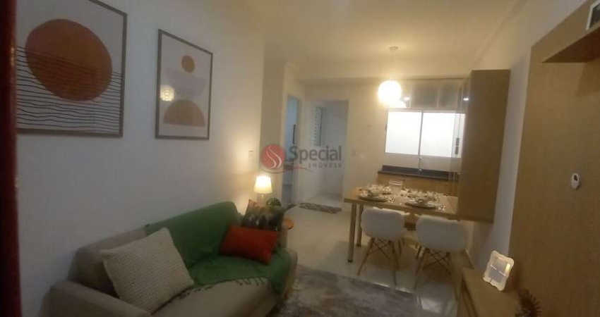 Apartamento no Tatuapé  decorado,  2 dormitórios, sala, cozinha, 1 vaga.