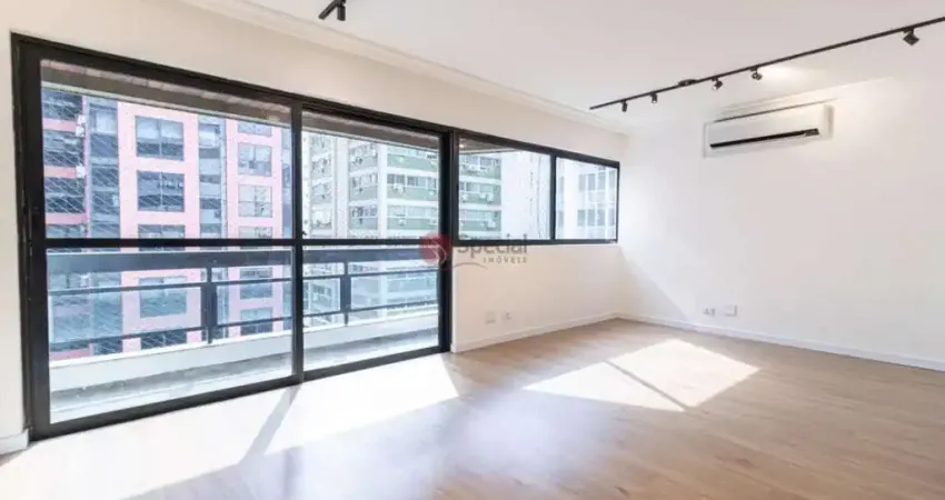 Apartamento para locação 3 dormitorios com 120 m²- itaim bibi.