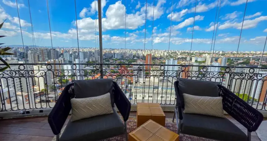 Cobertura à venda no campo belo 386 m² - 4 suítes - 8 vagas + depósito.