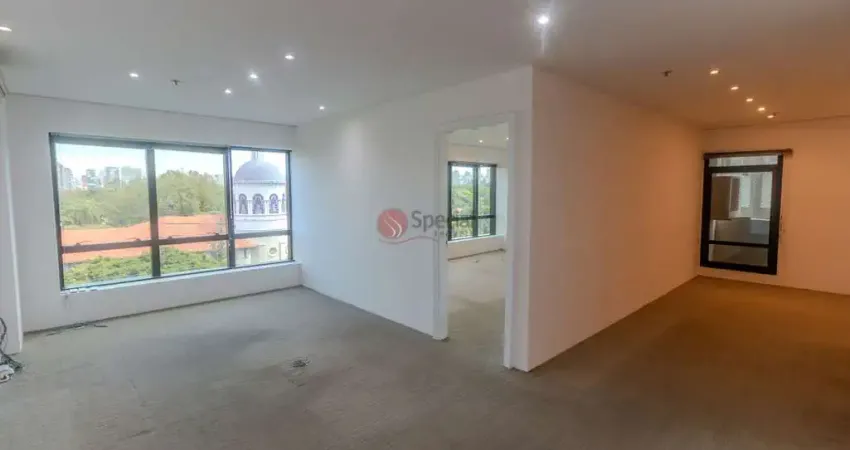 Conjunto comercial de 68 metros, 2 salas, 3 vagas, para locação, jardim paulista.