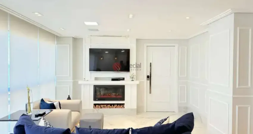 Apartamento mobiliado e decorado 202m² 3 suítes 4 vagas para comprar - anália franco - tatuapé