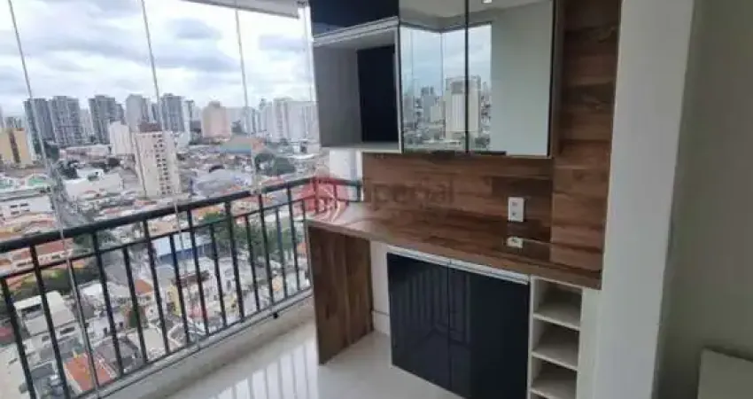 Apartamento de 69 m² no tatuapé, semimobiliado, vista livre e design moderno.