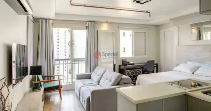 Apartamento mobiliado, sem vaga, para venda no Jardim Paulista.