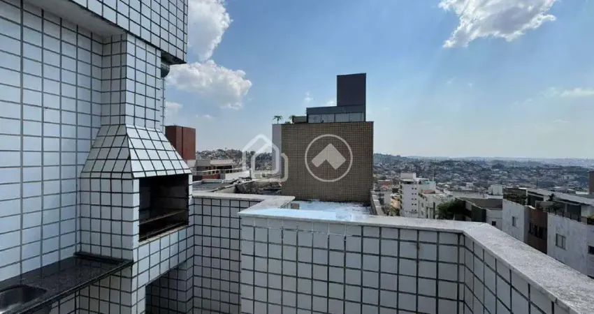 Cobertura residencial para aluguel em buritis, bh - 120 m² | r$ 3.800/mês