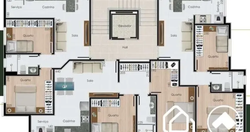 Apartamento com 2 quartos à venda na Alabandina, 171, Caiçaras, Belo Horizonte
