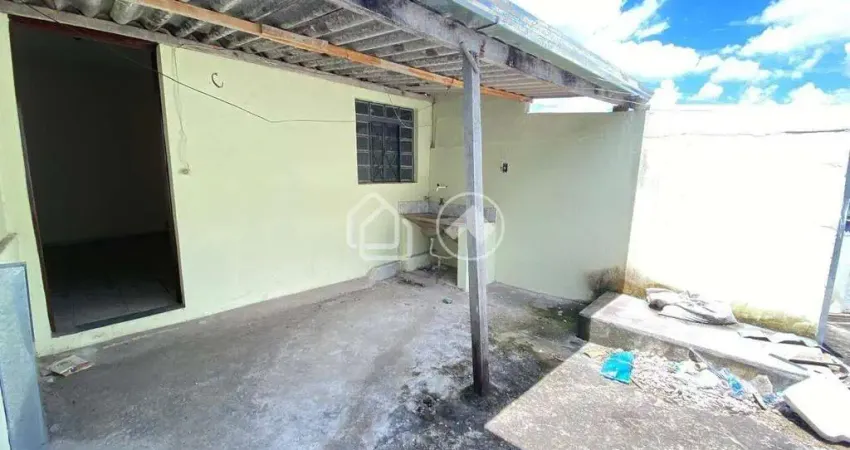 Barracão um quarto, área externa para alugar no bairro ressaca - contagem