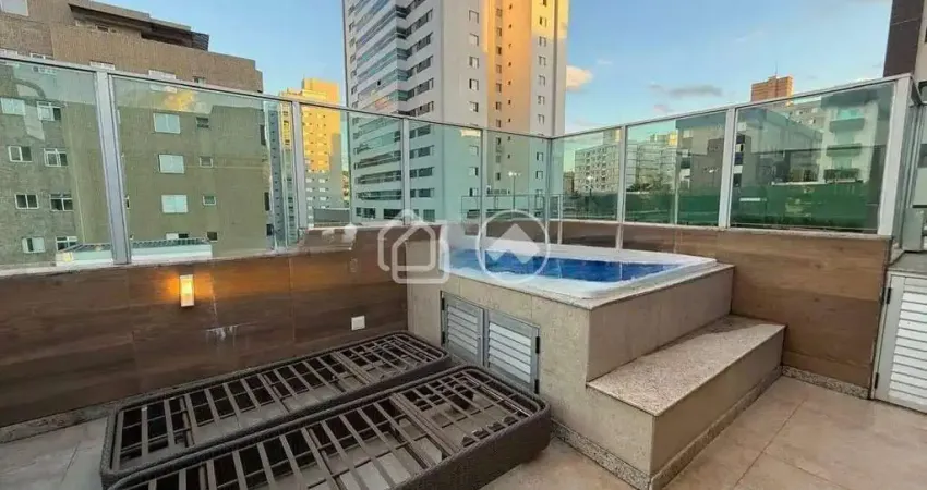Cobertura de 4 quartos com área gourmet e jacuzzi – localização privilegiada