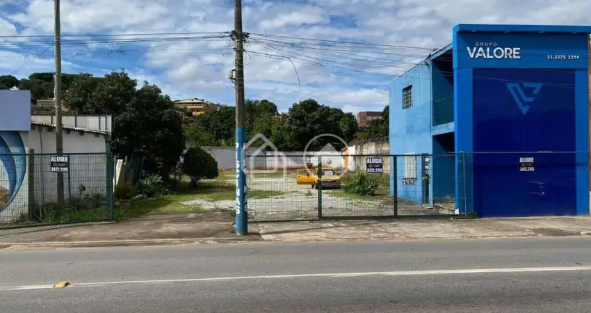 Terreno Comercial para Aluguel em Água Branca, 1.224m², Contagem (MG)