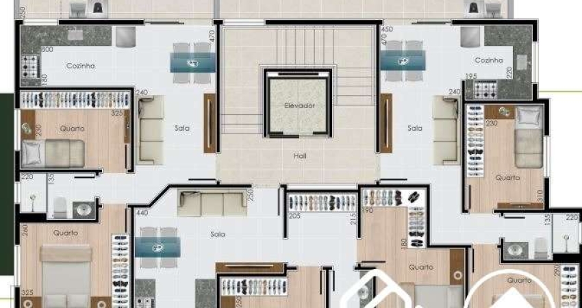 Apartamento com 2 quartos à venda na Alabandina, 171, Caiçaras, Belo Horizonte