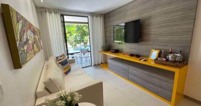 Lindo apto térreo à venda mobiliado e decorado, 2 qtos 1 ste no Malawi - Muro Alto.