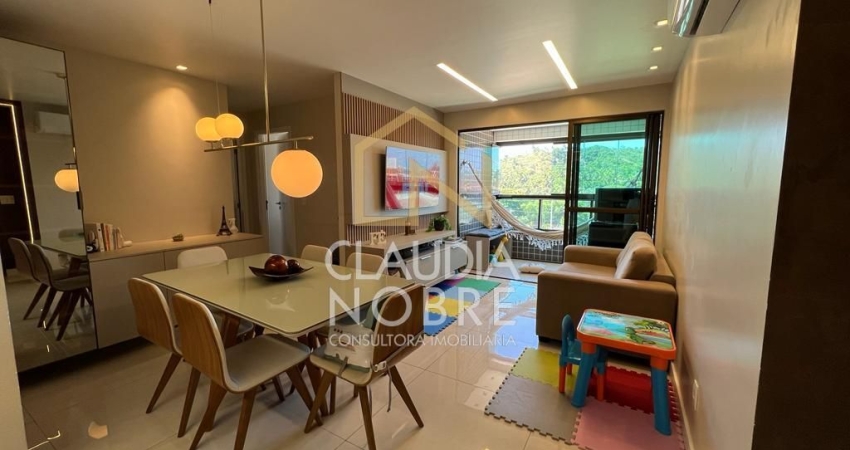 Apartamento Beira-Mar em Jacarecica – 74m², 2 Suítes e Mobiliado - Maceió - AL