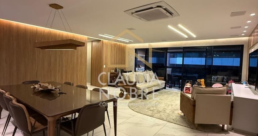 Apartamento na Jatiúca – 180m², 4 Suítes, Varanda Gourmet e 4 Vagas de Garagem - Maceió-AL