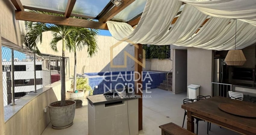 Cobertura garden com 290 m2, 3 suítes, 5 vags em Ponta Verde - Maceió-AL