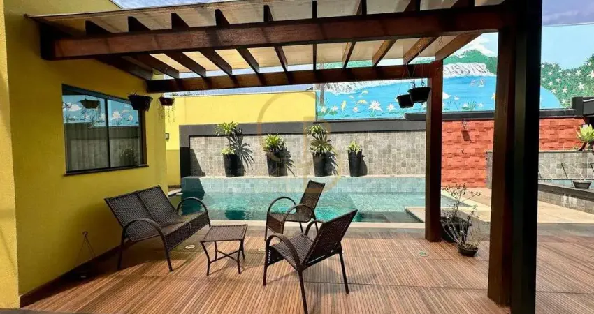 Casa lindíssima à venda no rita vieira – piscina e área gourmet completa