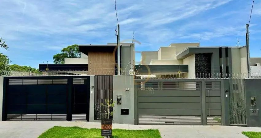Casa moderna à venda no rita vieira com 3 suítes e piscina aquecida!