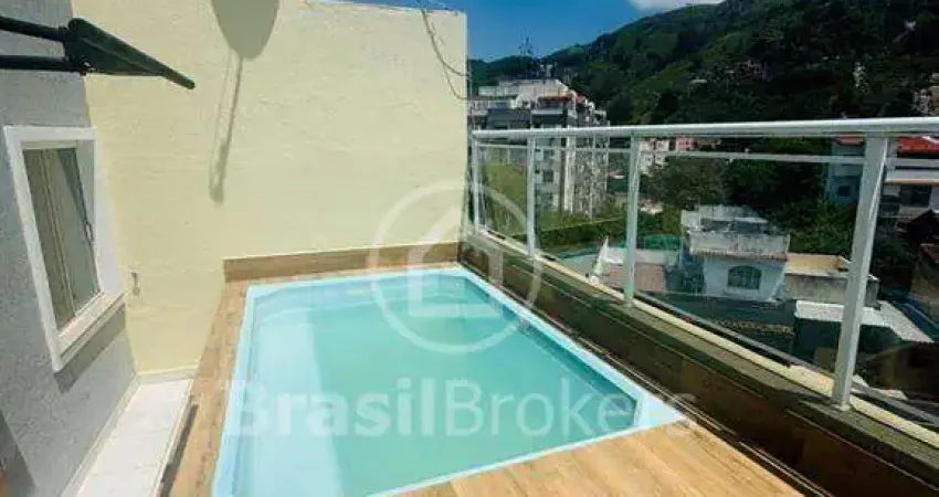 Cobertura duplex reformada no méier – piscina, churrasqueira e 2 vagas