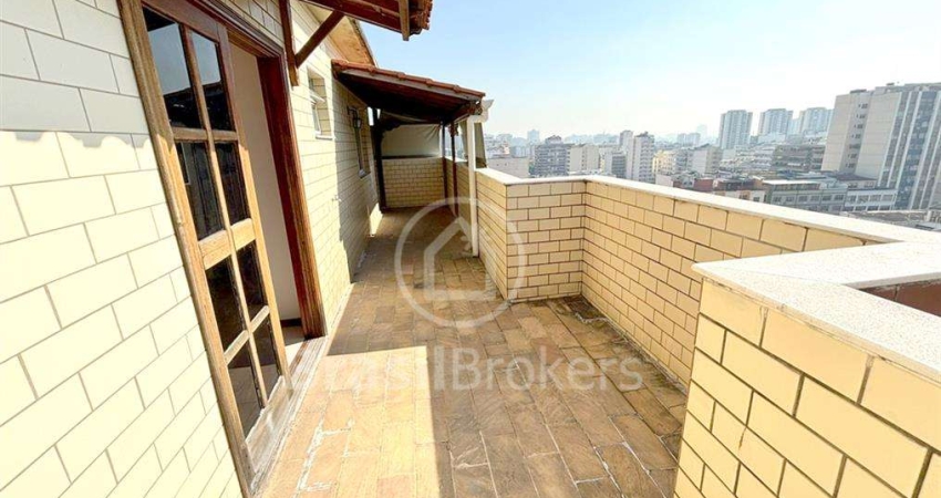 Cobertura dúplex com 132 m², 3 quartos (1 suíte), varanda, área com churrasqueira, 2 vagas a 7 min metrô Afonso Pena